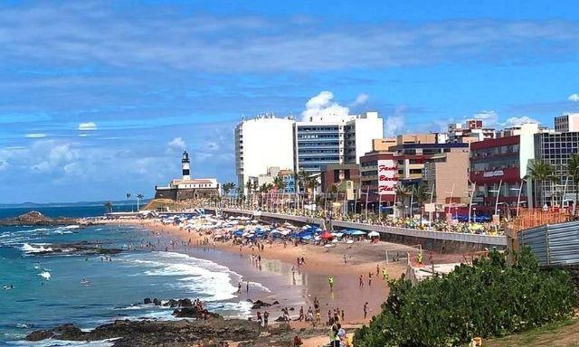 Ferienwohnung Flat Avenida Oceanica Barra Salvador da Bahia Exterior foto